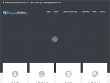 Tablet Screenshot of higginslawyers.com
